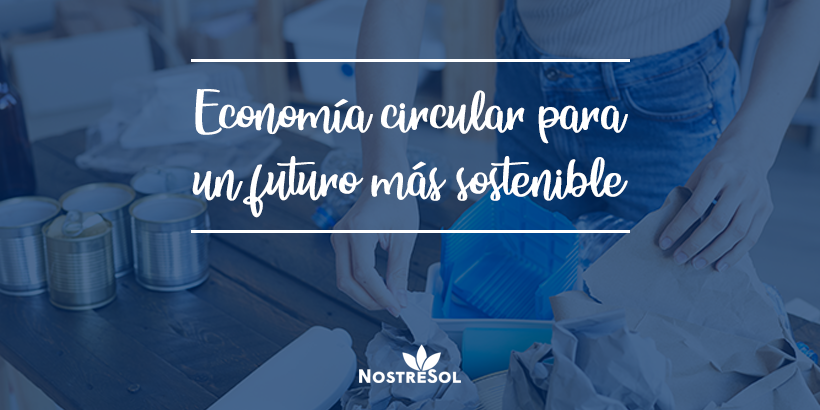 Economía circular para un futuro más sostenible mujer gestionando la economía circular de su hogar clasificando los residuos que genera en su conumo de alimentación diario
