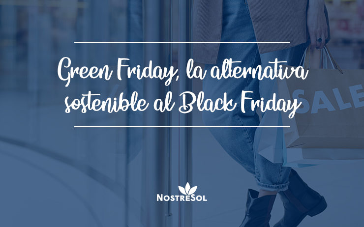 Green Friday, la alternativa sostenible al Black Friday señor saliendo de una tienda con bolsas de compra