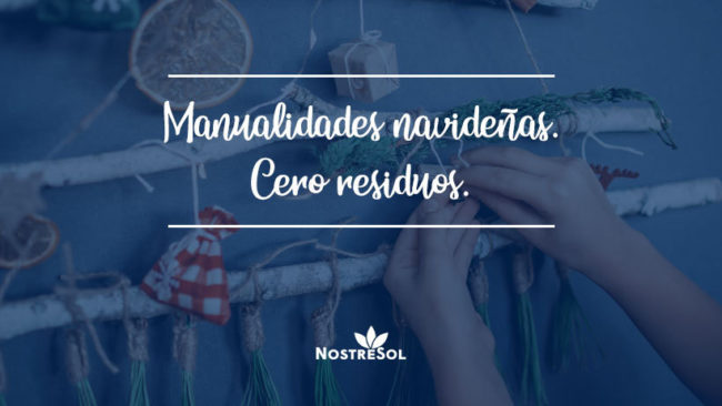 manualidades navideñas zero waste