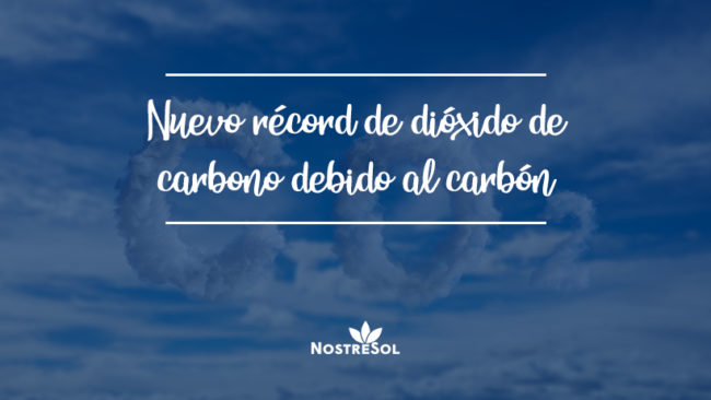 En 2022 habrá un nuevo récord de CO2 debido al carbón
