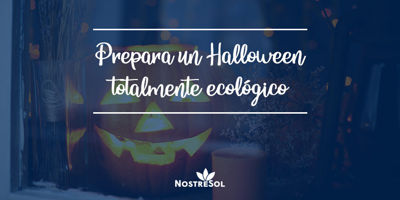 prepara-un-halloween-totalmente-ecologico calabaza con cara y otros motivos de halloween