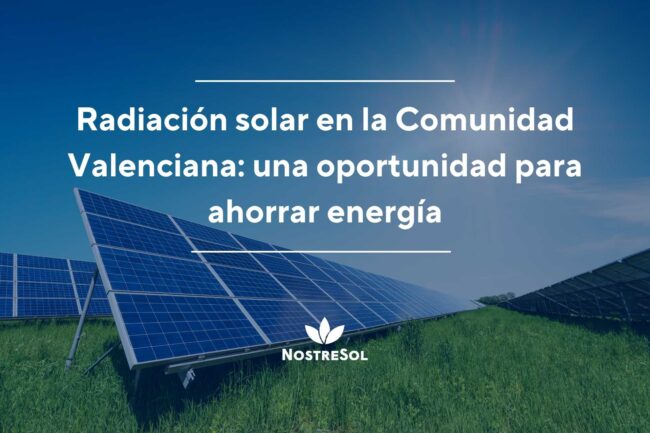 radiacion solar en la comunidad valenciana