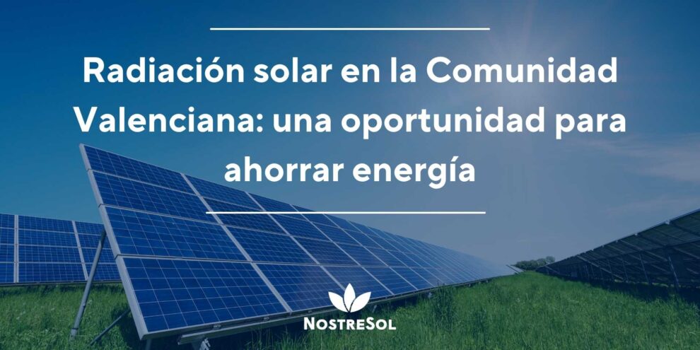 radiacion solar en la comunidad valenciana